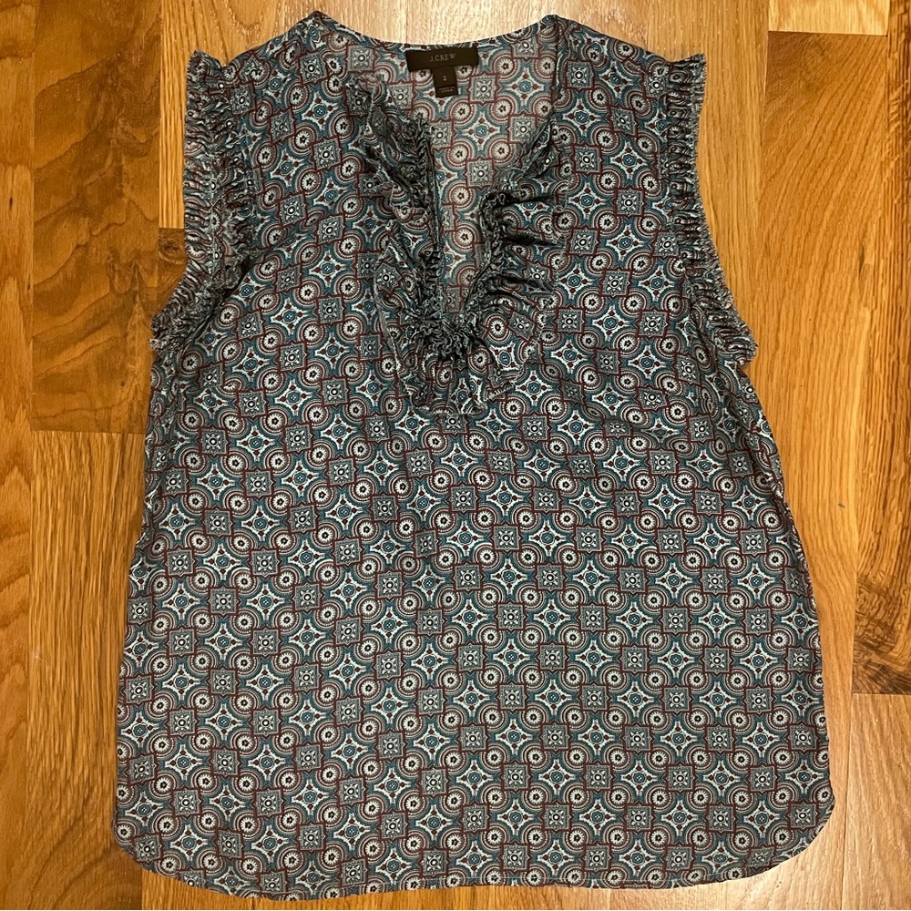 JCrew Silk Top.